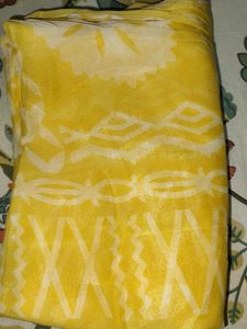 Yellow Printed Kurta Set