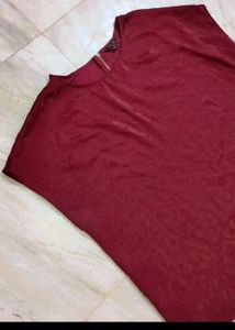 Maroon Top For Girl Or Woman 42 Bust