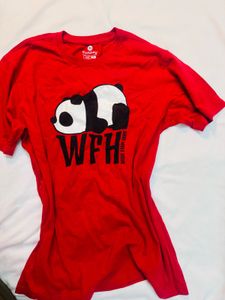 Red Panda WFH Graphic Tee