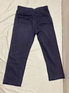 Uniform Bridges Korean Navy Blue Baker Pants