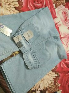 Light Wash Wide Leg Jeans