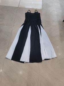 Elegant Black &amp; White Gown