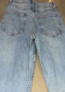 Light Wash Wide Leg Jeans