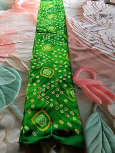 Soft Floral Printed green Saree for Women