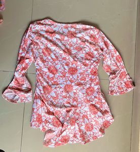 Stylish Printed peplum top