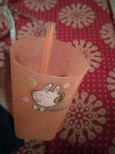 Cute Rabbit Sippy Cup/glass