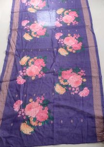 Purple Floral Kurta Set