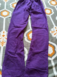 Kids Tailored pant  Vibrant Purple Palazzo Pants