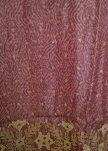 set of 3 Elegant Pink Kurta with Gold Embroidery