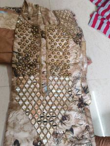 Embellished Kurta set with dupatta