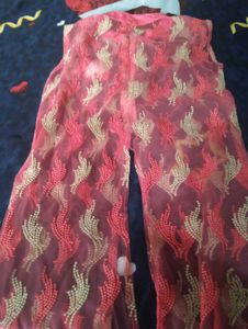 Pink Anarkali Gown Dress, With Jacket