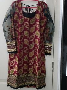 Beautiful Maroon Kurthi