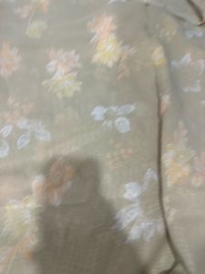 Elegant Floral Print Saree