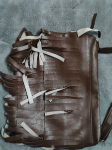 Fringe Detail Shoulder Bag