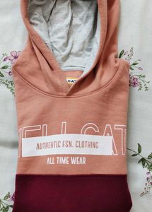 Color Block two tone  Hoodie sweatshirt