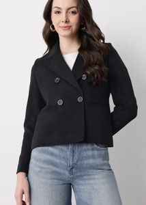 Black double breasted Blazer - Perfect for an