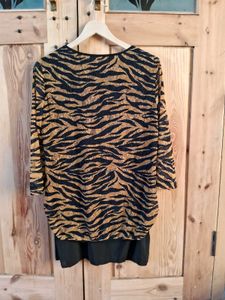 Stylish Tiger Print Top