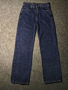 Classic High-Waisted Wide-Leg Jeans