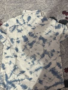 Tie-Dye Button-Up Shirt