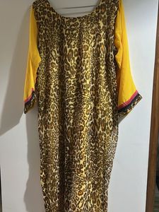 Kurta floral and animal print