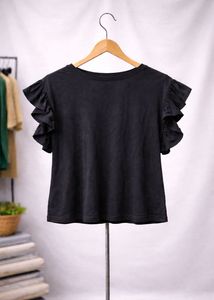Zara basic black top!