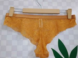 (1300) Orange Lace Panties