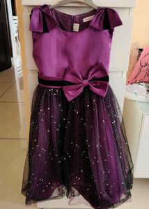 Elegant Purple Party Dress