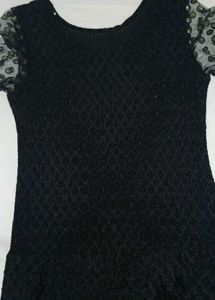 Elegant Black Mini Dress