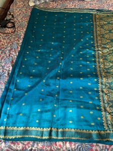 Pure silk Assam Paat Saree with attached borders