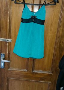 Teal Babydoll Nighty