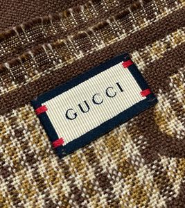 GUCCI - GG wool jacquard scarf Authentic✅
