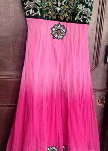 Double Shaded Anarkali Gown