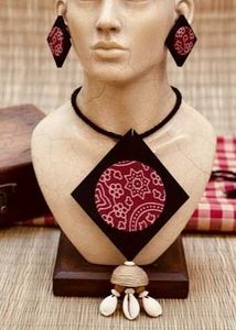 Bohemian Statement Necklace & Earring Set