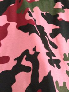 Pink Camo Print Pullover