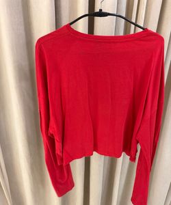 Red "Amore" Graphic Long Sleeve Top