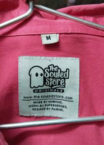 The Souled Store Boxy Crop Shirt