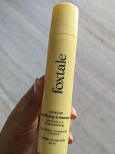 foxtale mattifying sunscreen