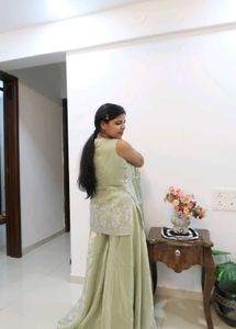 designer Pastel Green Kurta Set