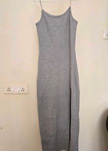 Gray Maxi Dress