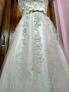 🌼Elegant White/Cream Evening Gown🌼