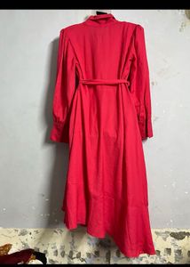 Chic Red Wrap Dress