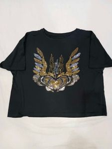 Beautiful Embellished Crop Top