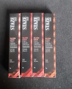 STAZE Gloss Lock 2-in-1 Liquid Lipstick