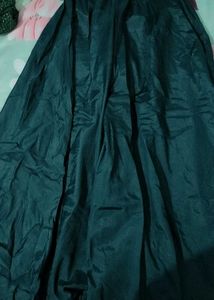 Green Sparkle Sharara Suit with Golden Work Dupatt
