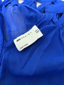 Vibrant Blue Maternity Gown (just wore 1time)