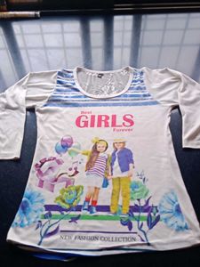 Cute Girls' Long Sleeve Top
