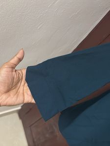Classic Dark Green Button-Up Shirt | Women