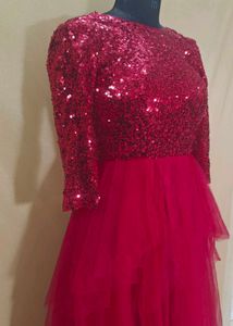 Stunning Red Sequin Gown