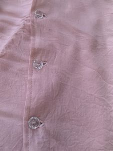 Pink Cotton Kurta Set