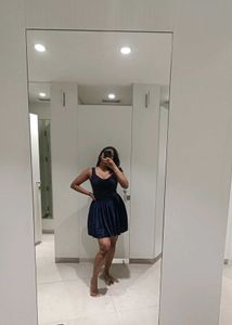 Navy Blue mini Dress - zudio
